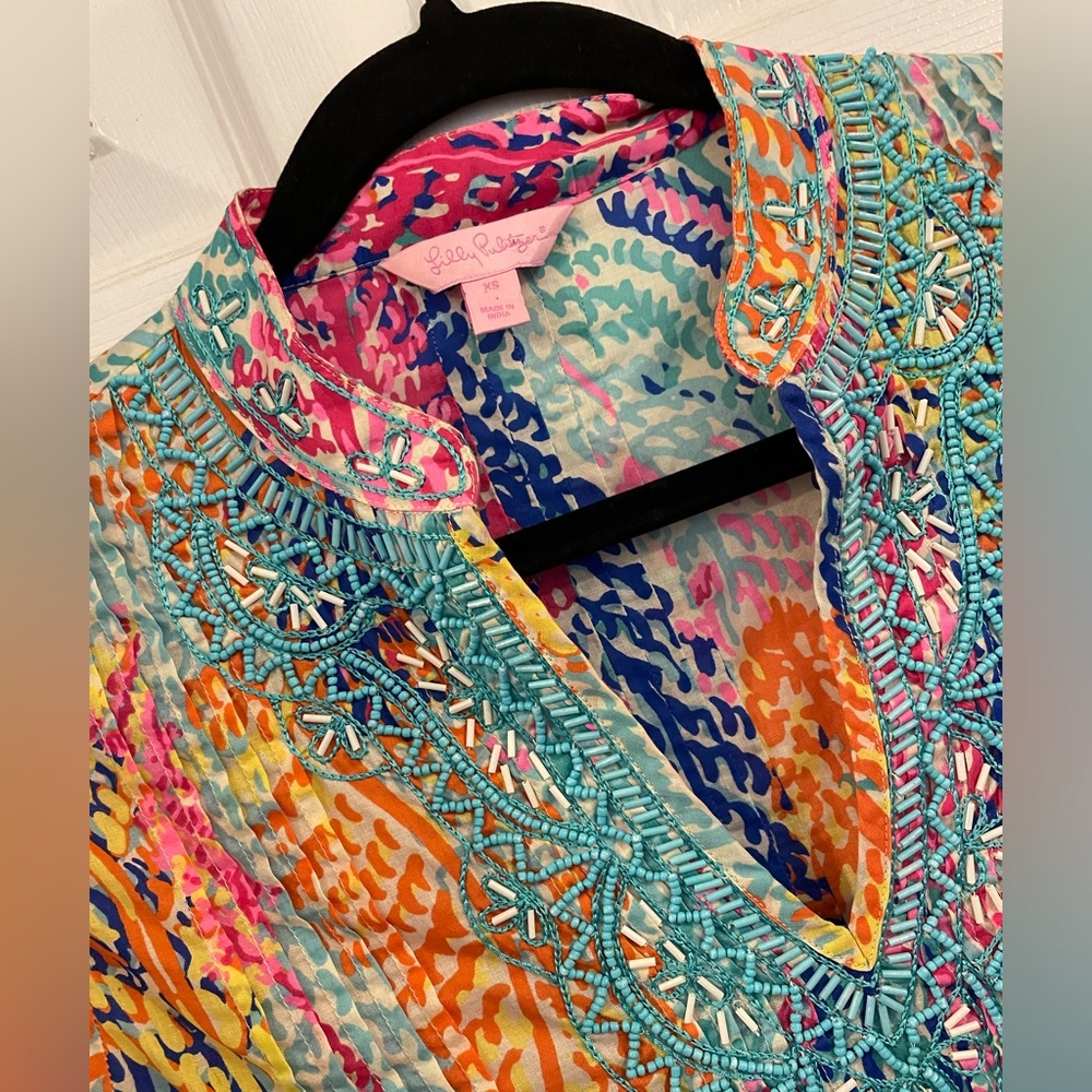 Lilly Pulitzer Sarasota Beaded Tunic